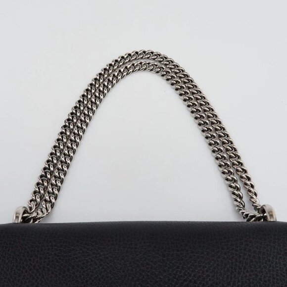 Gucci Black Leather Dionysus Small Shoulder Bag - Picture 8 of 12